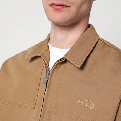 The North Face Cedar Canvas Work Jacket In Brown