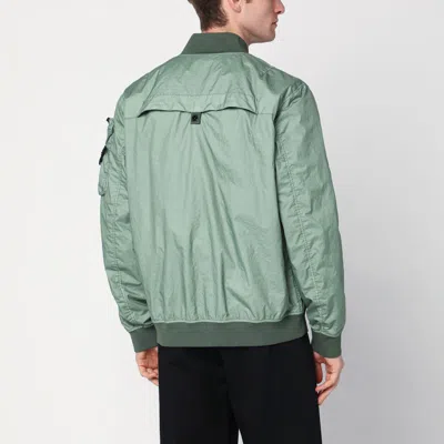 Stone Island 3l Tc Membrane Bomber Jacket In Green