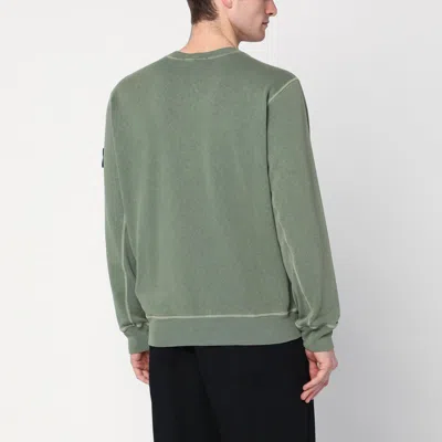 Stone Island Logoed Sweatshirt In Green