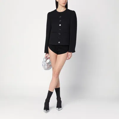 Namacheko Regiment Black Jacket In Silk Blend In Black