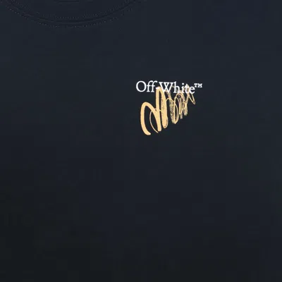 Off-white Black T-shirt With Arrow Print Designed In Black