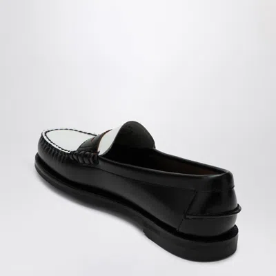 Sebago Classic Dan Loafer Black/white In Black