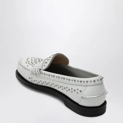 Sebago Classic Dan Loafer White With Studs In White