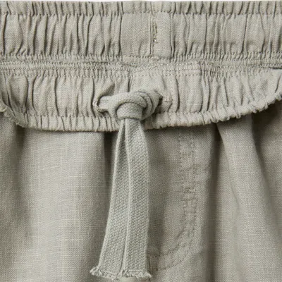 Il Gufo Two Piece Linen Set In Grey In Grey