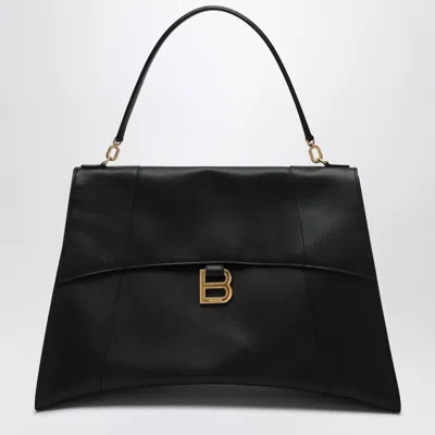 Balenciaga Top Handle Shoulder Bags With Gold-tone Hardware In Black