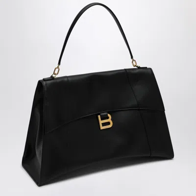 Balenciaga Top Handle Shoulder Bags With Gold-tone Hardware In Black