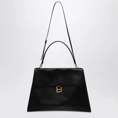 Balenciaga Top Handle Shoulder Bags With Gold-tone Hardware In Black