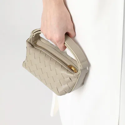 Bottega Veneta Mini Wallace Ecru Bag In Beige