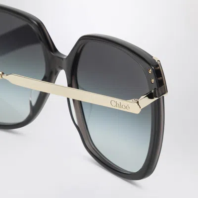 Chloé Aly Square-framed Sunglasses In Metal