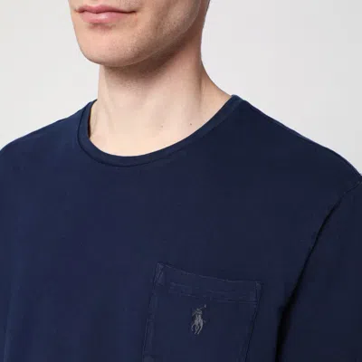 Polo Ralph Lauren Pocket Crew Neck Short Sleeve T-shirt In Blue
