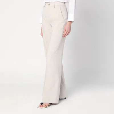 Department Five High-waist Palazzo Trousers In Beige