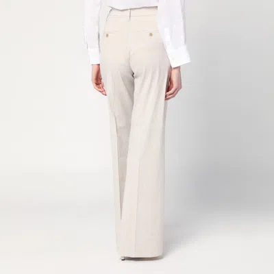 Department Five High-waist Palazzo Trousers In Beige