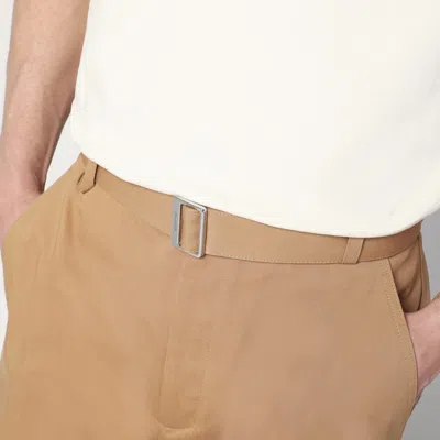 Jacquemus Cargo Pants Adjustable Cuffs In Beige