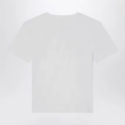 Givenchy White T-shirt With Bow And Logo In White