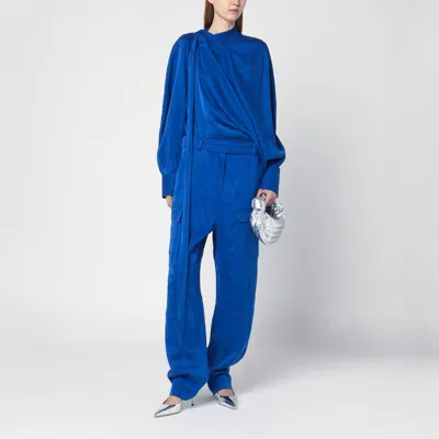 Ferragamo Essential Cargo Pants In Blue
