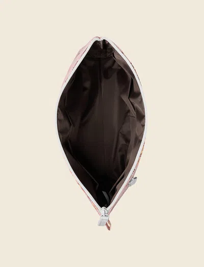 Papinelle Medium Cosmetic Bag In Bailey Strawberry Cream