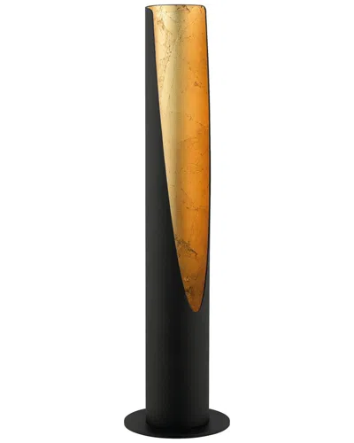 Eglo Barbotto 1 Light Table Lamp With Matte Black & Gold Finish