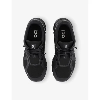 On Womens Cloud 6 Mesh Low-top Trainers Black Black F In Black Black F