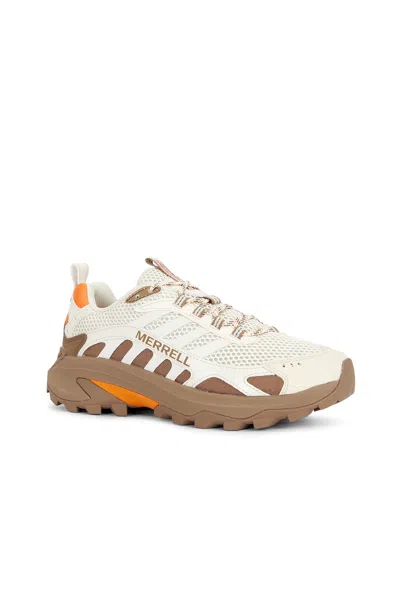 Merrell 1trl Moab Speed 2 Vent 2k Sneakers In Stucco & Mocha