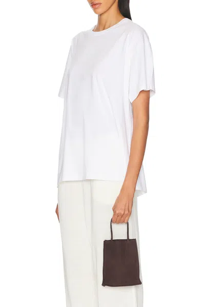 The Row Tote To Go Small Aus Veloursleder In Dark Aniline Ans