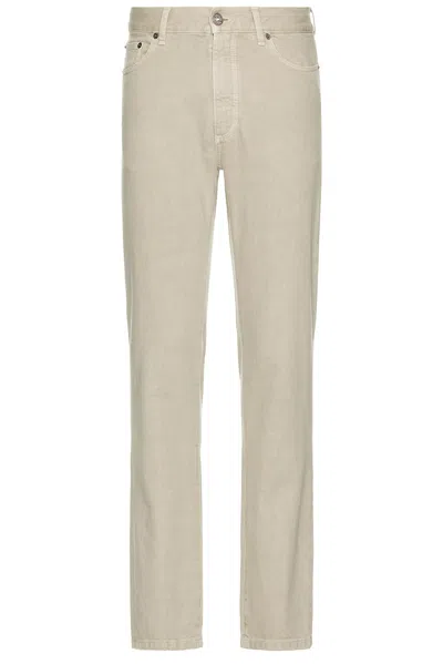 Zegna Pure Cotton Pants In Light Taupe