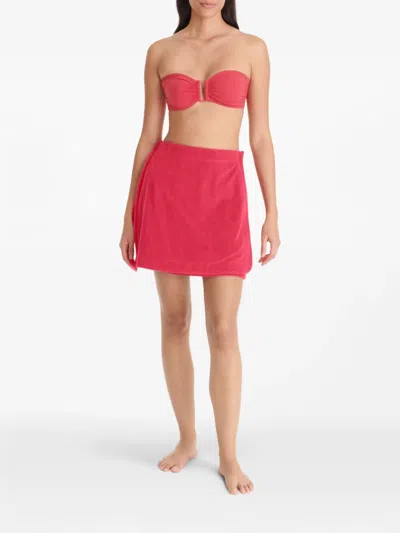 Eres Minirock Spa Aus Baumwollfrottee In Rosa