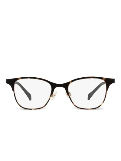 Maui Jim Square-frame Glasses In Braun