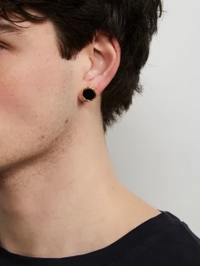 Emanuele Bicocchi Amulet Stud Earring In Gold