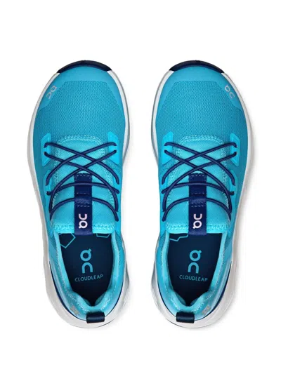 On Cloudleap Mesh Running Sneakers In Blue