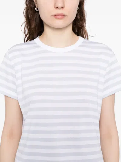 Agnès B. Stripe T-shirt In Blue