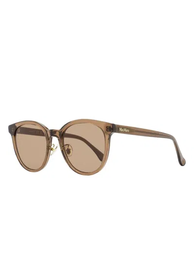 Max Mara Eyewear Pantos-frame Sunglasses In Brown