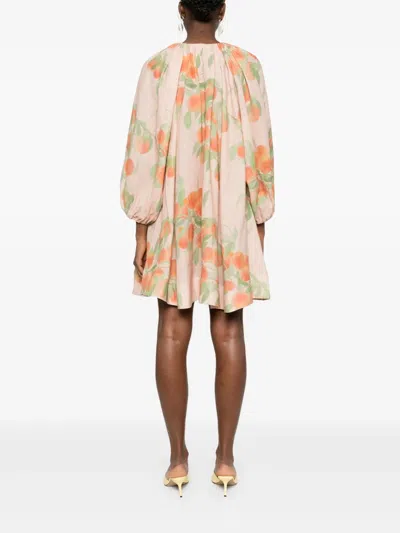 Bernadette Aline Mini Dress In Orange