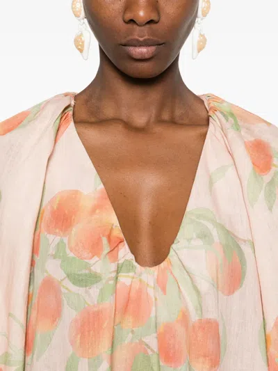 Bernadette Aline Mini Dress In Orange