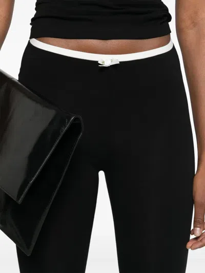 Rowen Rose Cropped Trousers In Black