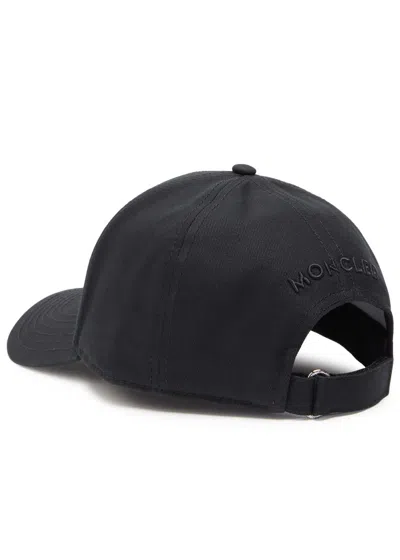 Moncler Baseball Hat With Patch In Black