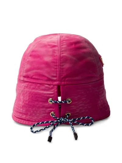 Prada Cotton Hat In Rosa