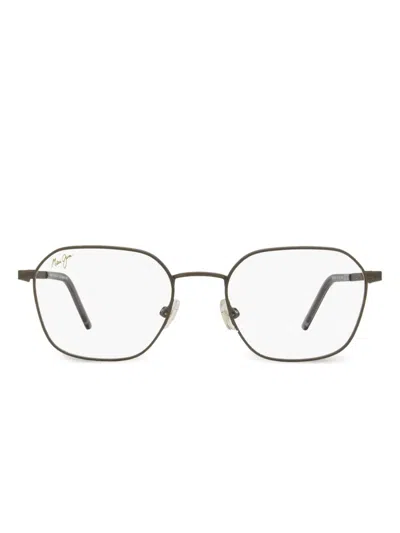 Maui Jim Geometric-frame Glasses In Grau