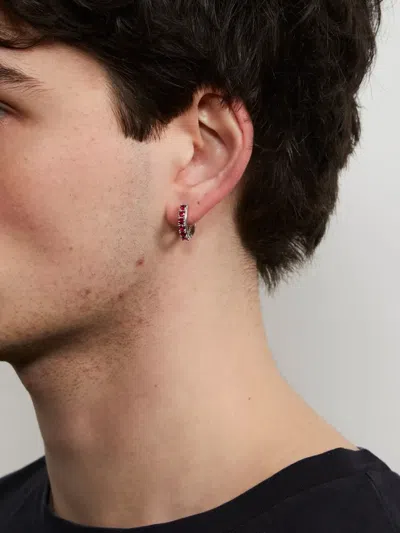 LOGO雕刻圆形耳环