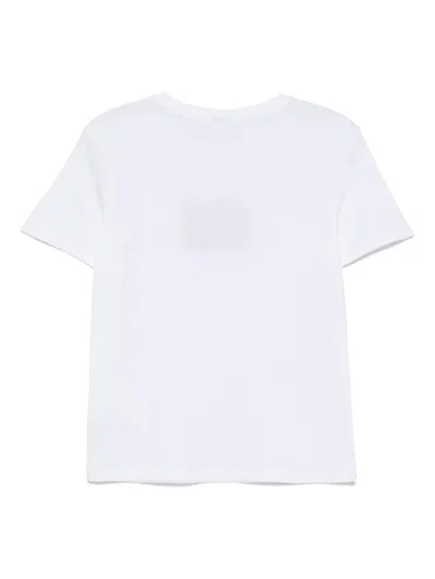 Ps By Paul Smith Ps Paul Smith 100% Cotton Dog Hug T-shirt In White
