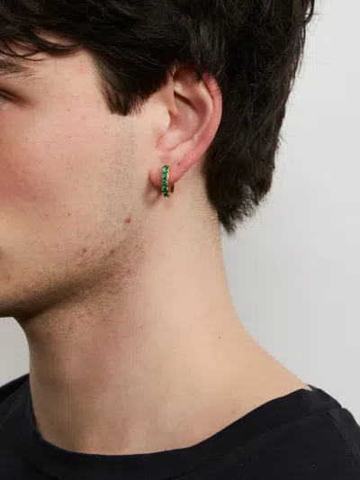 LOGO雕刻圆形耳环