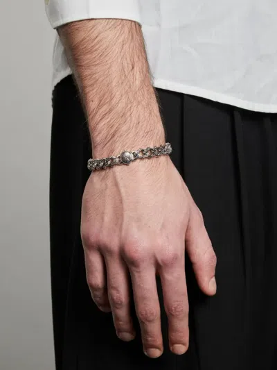 Emanuele Bicocchi Small Flourish Chain Bracelet In Silber