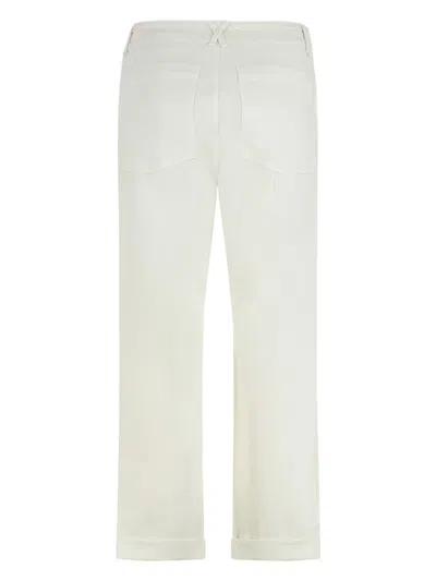 Askk Ny Straight-leg Trousers In White