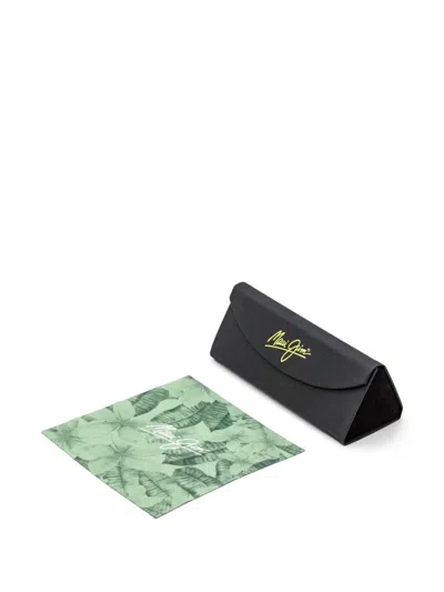 Maui Jim Unisex Pilot Eyeglasses Mjo2143 02 Black 55mm In Schwarz