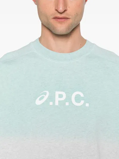 Apc A.p.c. X Asics Long-sleeved Sweatshirt In Grün
