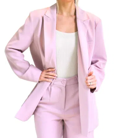 Withblack Ruby Tailored Blazer In Rose Check In Multi