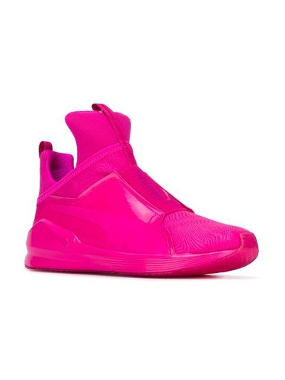 Shop Puma Slip-on-sneakers In Pink