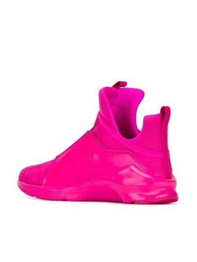 Shop Puma Slip-on-sneakers In Pink