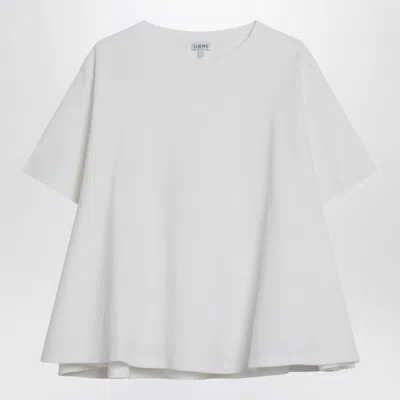 Loewe Women Anagram-embroidered Trapeze T-shirt