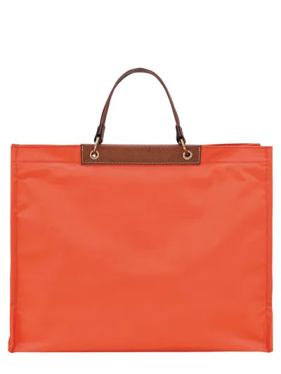 Longchamp Cabas Recycled Canvas Top Handle Tote