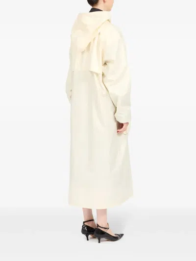 Maison Margiela Maison Martin Margiela Women Rubberized Cotton Caban Coat